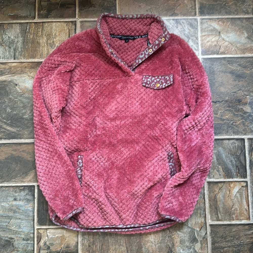 Simply southern leopard pullover